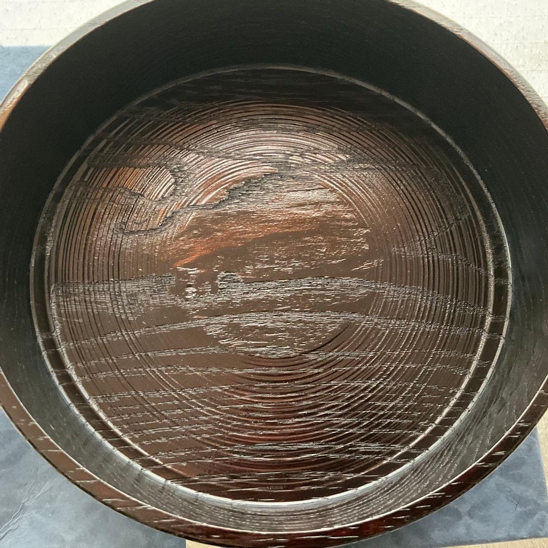 村瀬治兵衛　菓子器　沢栗　日本産本漆　二代目治兵衛