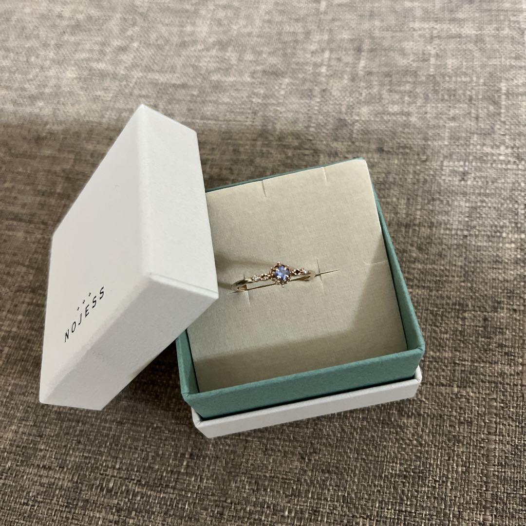 ノジェス　K5タンザナイトリング　13号　ダイヤモンド