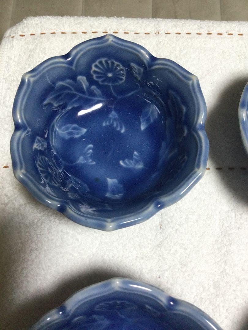 瑠璃釉　小鉢　5個セット　伊万里?