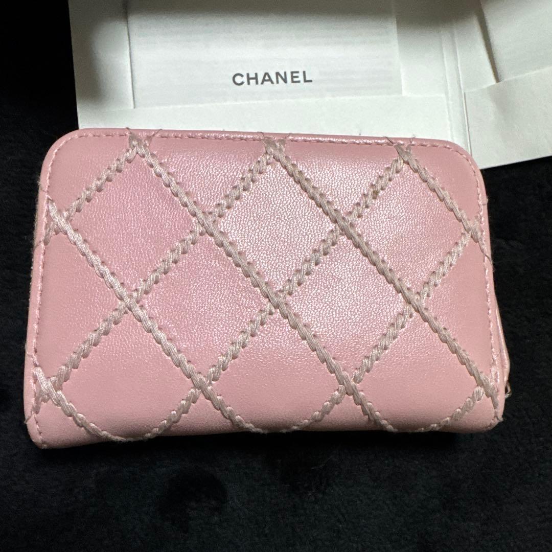CHANEL ピンク  カードケース