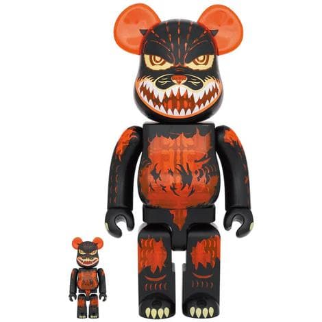 BE@RBRICK オレンジ黒怪獣 100% 400% セット