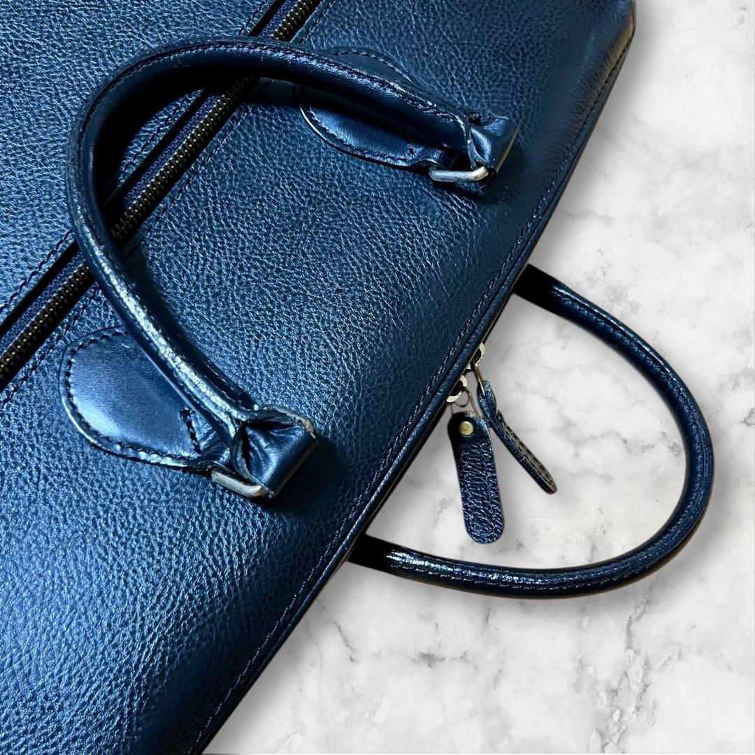 【美品】PORTER ポーター カミー ブリーフケース 革 ブラック