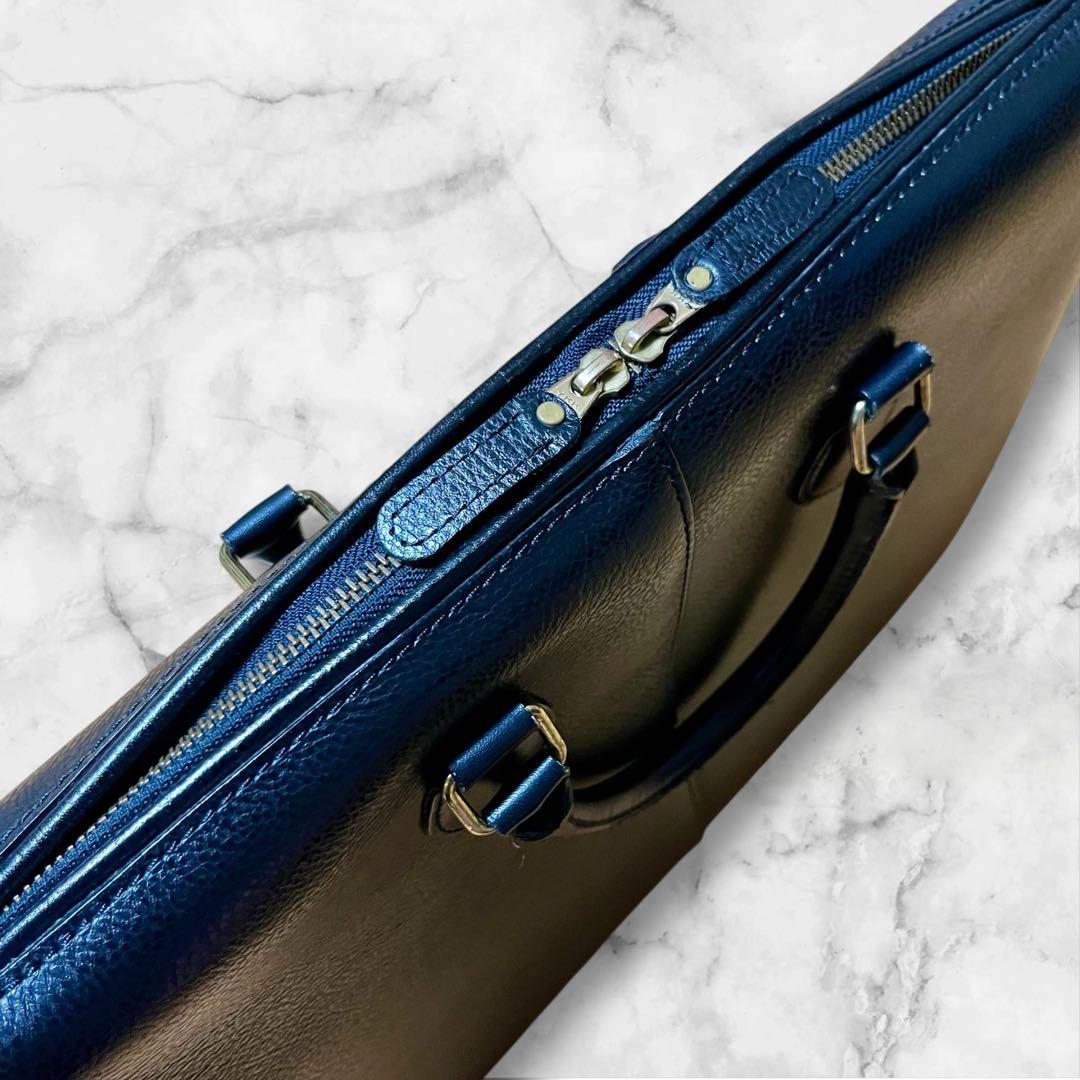 【美品】PORTER ポーター カミー ブリーフケース 革 ブラック