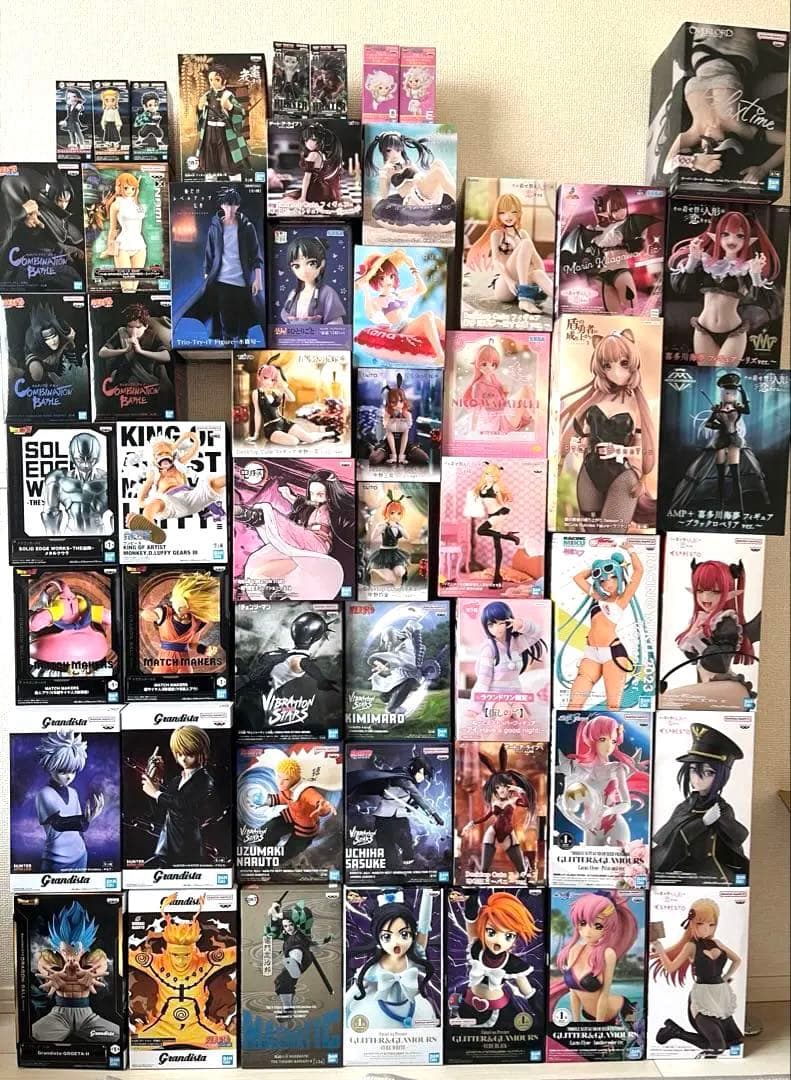 人気アニメ　美少女系アニメ　レゼあり　プライズフィギュア　52点セットまとめ売り