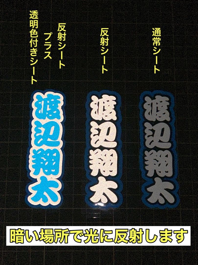 り『購入前にコメントください』 　ミニうちわ文字　ステッカー