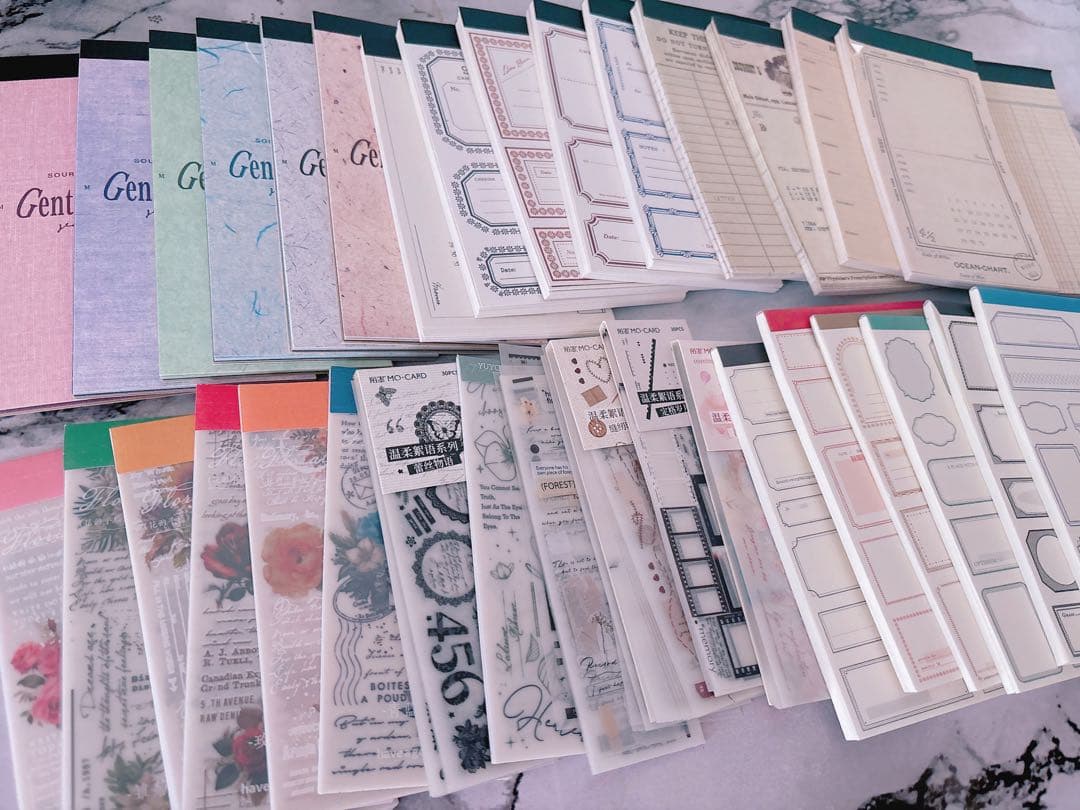 【80サイズ】コラージュ素材　紙もの　デザペ　まとめ売り②