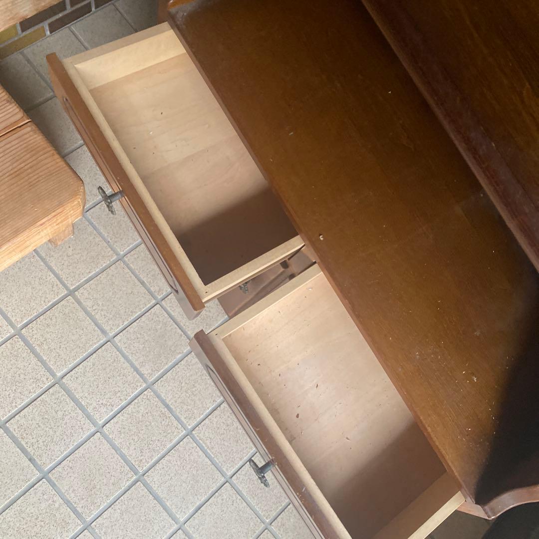 昭和レトロ　アンティーク調　木製キャビネット 幅約70cm 洋風　カリモク