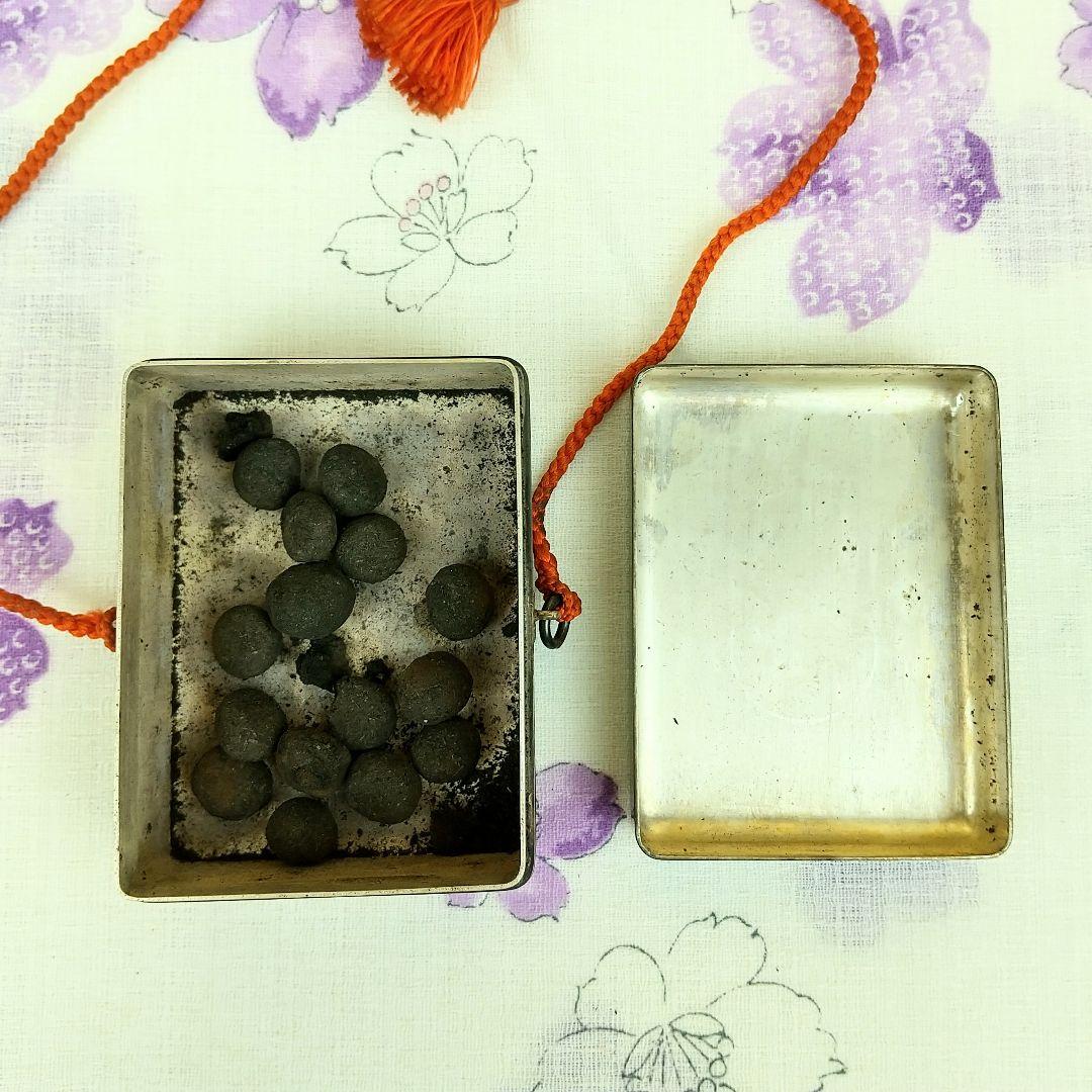 【お値下げしました！】香合　純銀　徳川家酒井家家紋　お香入　共箱