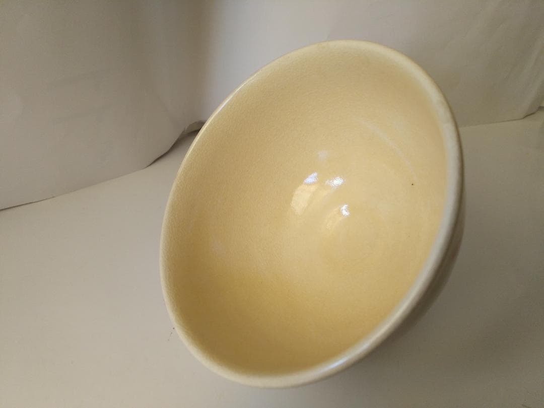 薩摩 錦江窯 野崎錦正 作 茶碗 共布 共箱 栞 茶道具 茶器 抹茶碗 美品