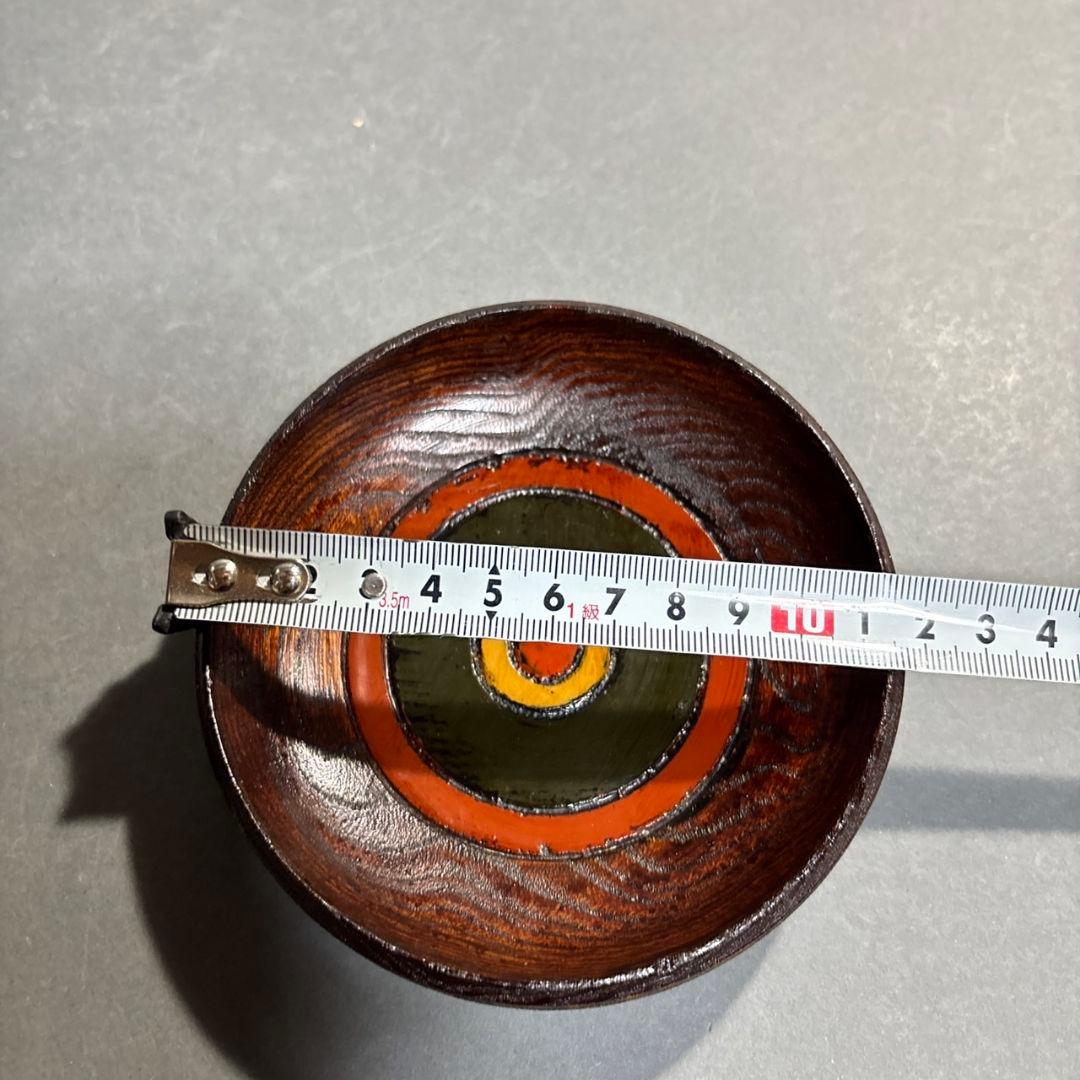 村瀬治兵衛　独楽　茶托　５客