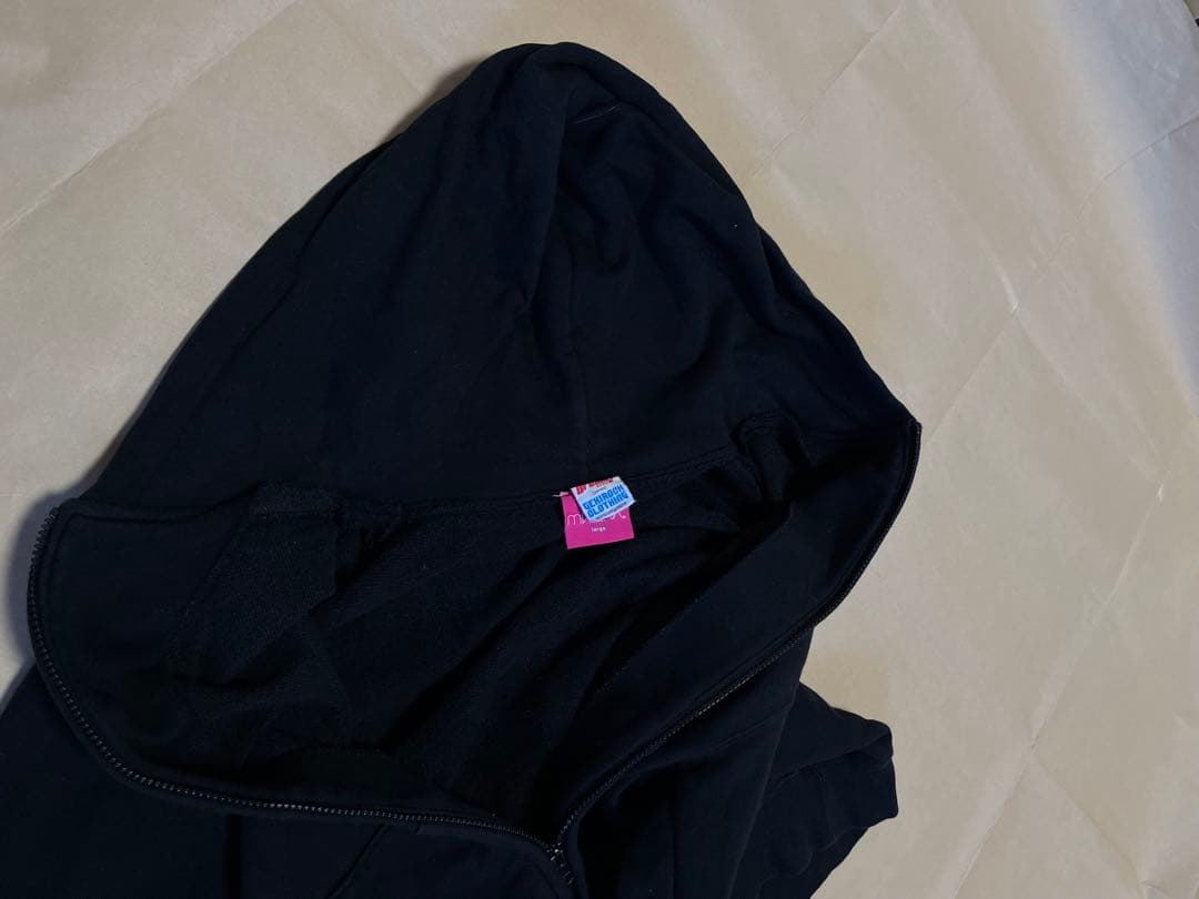 MISHKA×戸山香澄 コラボ パーカー バンドリ 激ロック スウェット 黒