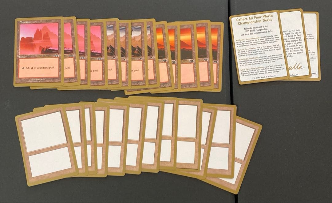 MTG金枠 worlds championships1999 Kai Budde