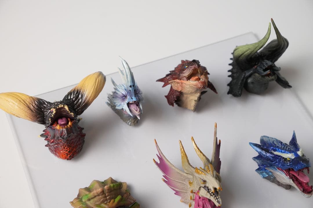 モンハン 1番くじ ヘッドマグネット コンプリートセット 【11体】