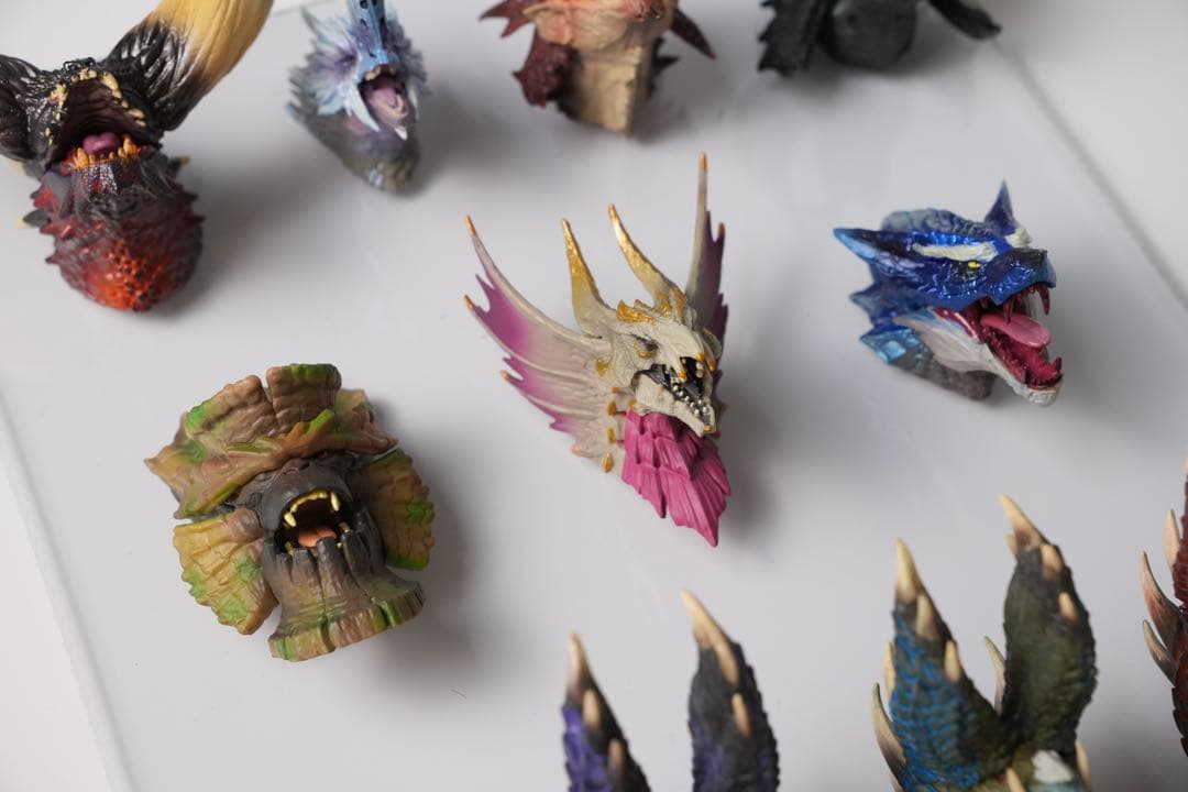 モンハン 1番くじ ヘッドマグネット コンプリートセット 【11体】