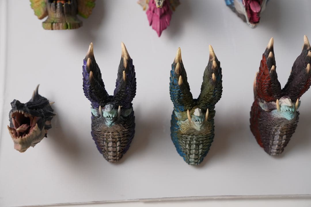 モンハン 1番くじ ヘッドマグネット コンプリートセット 【11体】