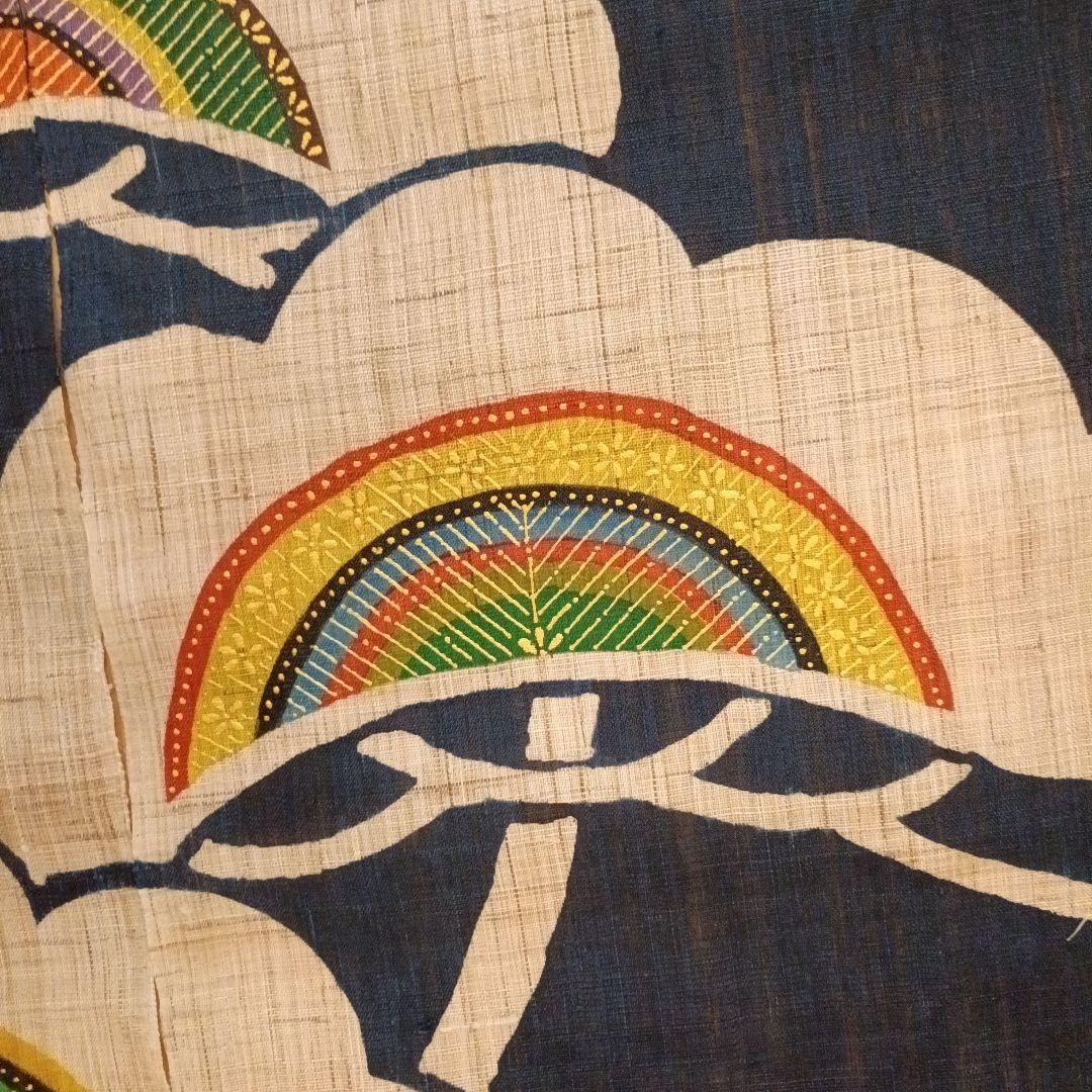 【新品未使用】田尾日出郎（たおひでお）「アトリエがらや」暖簾