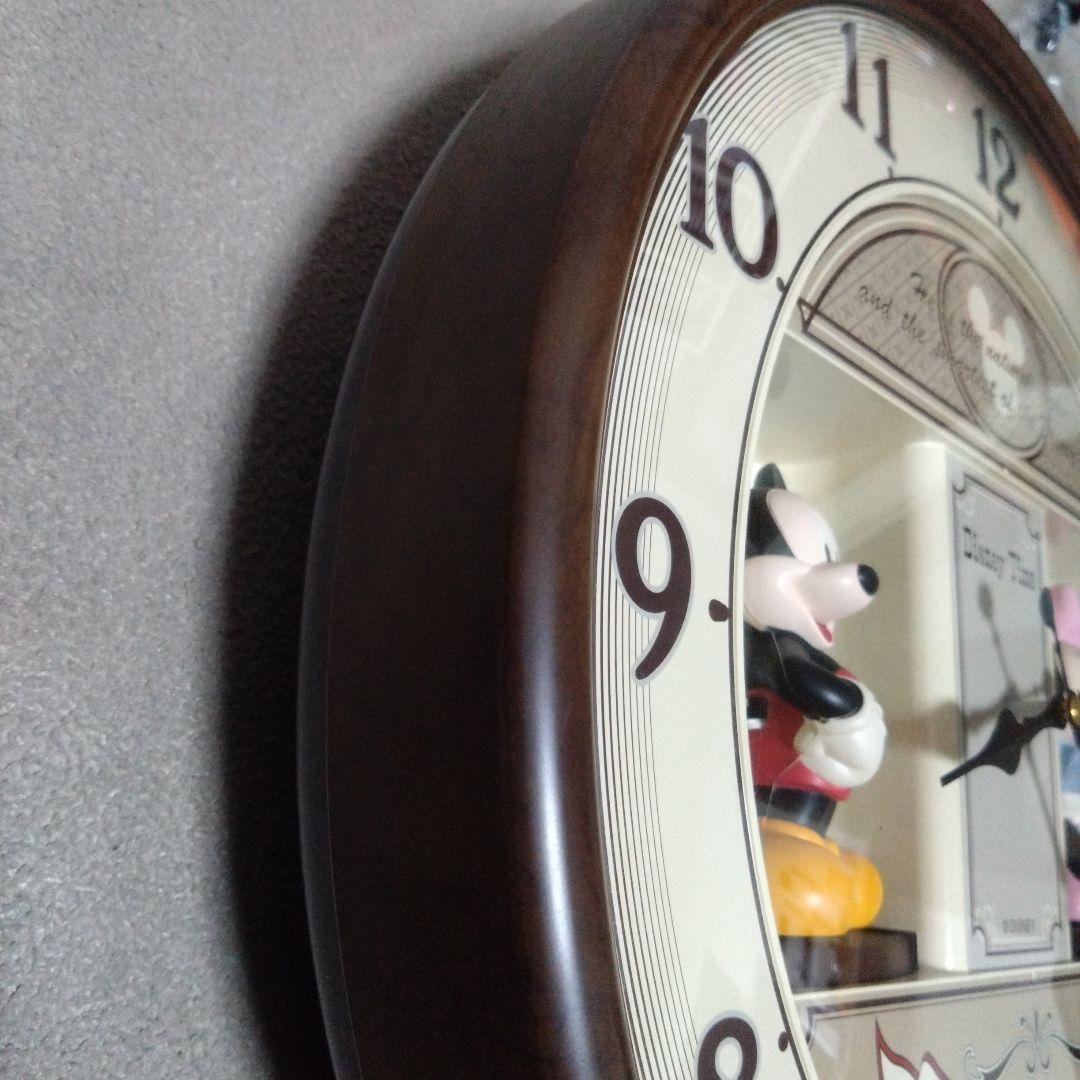 からくり壁掛時計Disney Mickey Mouse Clock