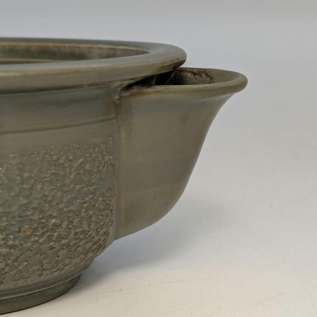 藤田龍峰 青備前石目煎茶器（宝瓶・湯冷まし・煎茶碗5客） 合箱合布 備前焼 急須