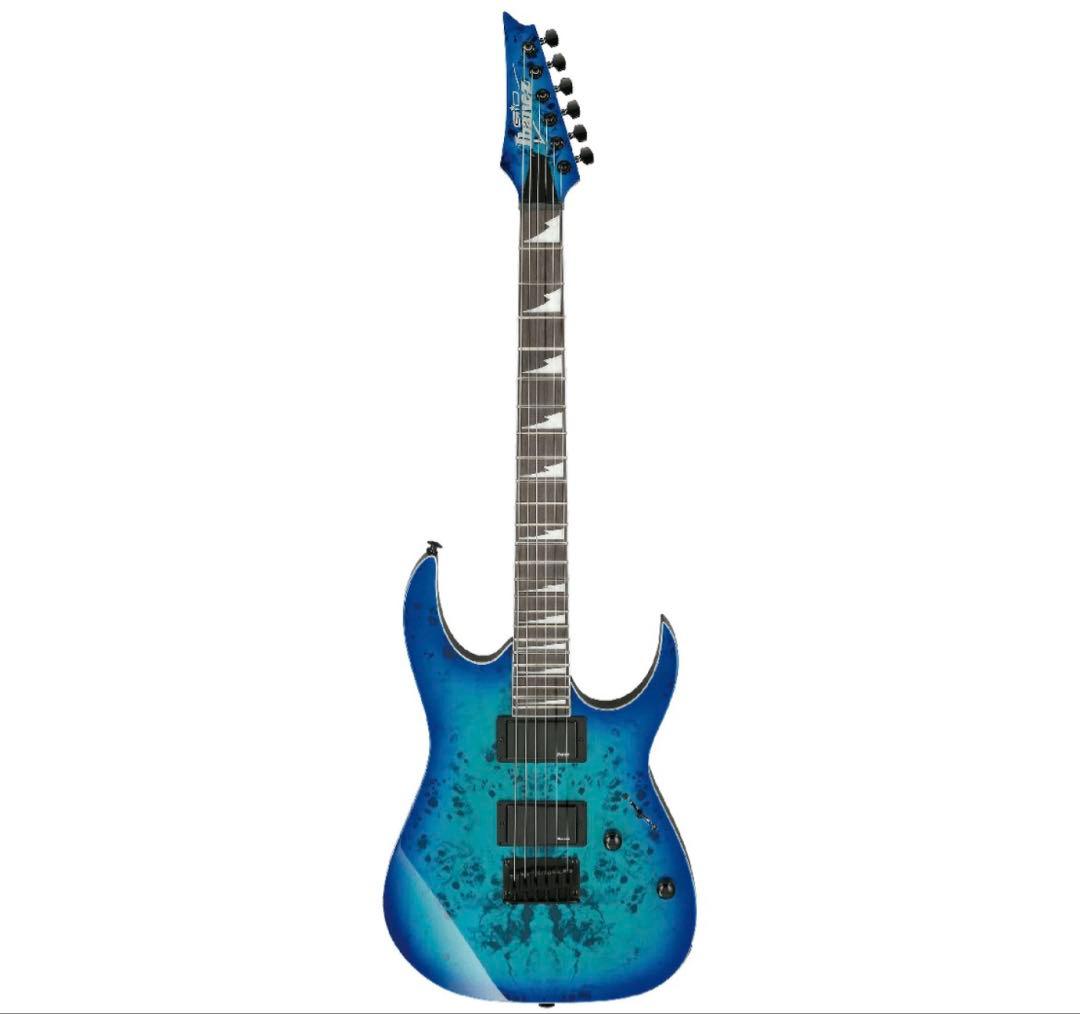 【エレキギター 】Ibanez gio GRGR221PA-AQB 24フレット