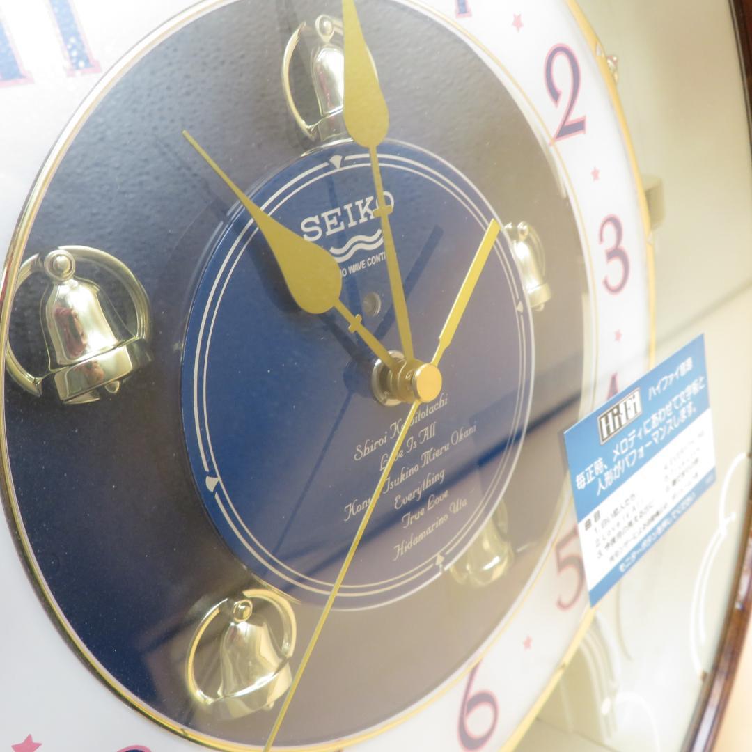 動作良好　SEIKO RE910B　電波時計　からくり時計
