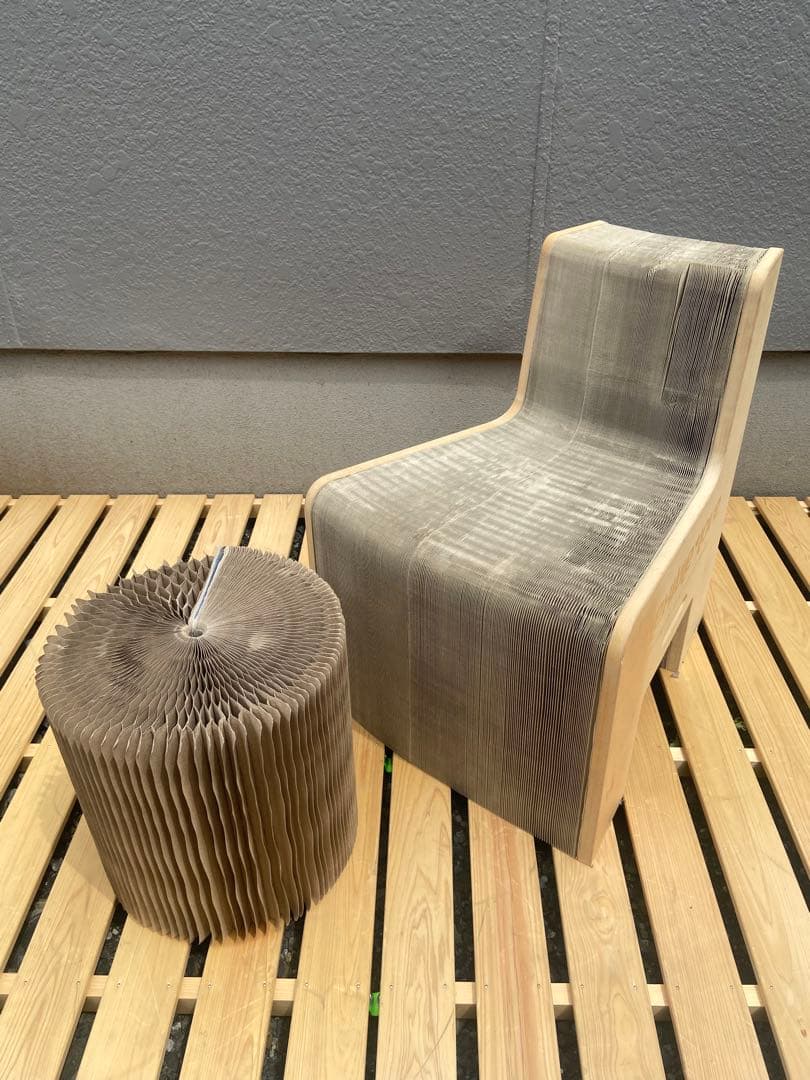 FlexibleLoveフレキシブルラブチェア　ビンテージ　& スツール