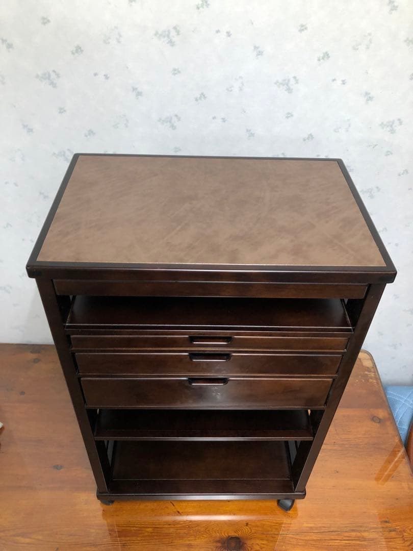 11F051301 豊岡クラフト/MARUZEN 森林楽 電話台 サイドテーブル