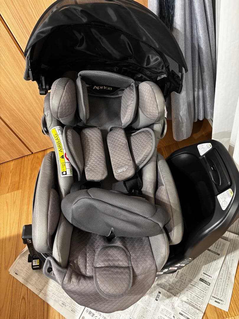 【美品】Apricaフラディアグロウ ISOFIX プレミアム360°セーフティ