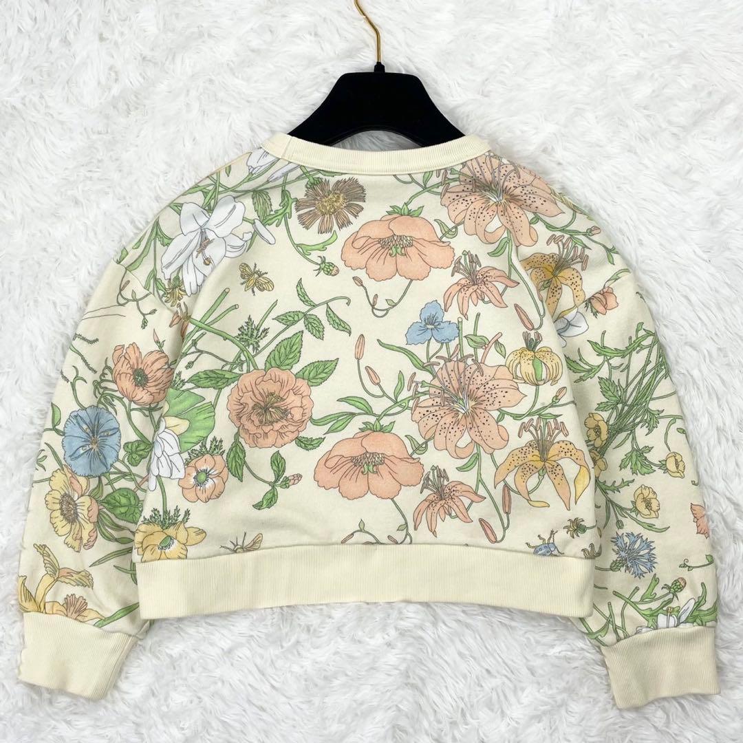 GUCCI グッチ キッズトレーナー 刺繍 GG フラワー テニス柄 サイズ6