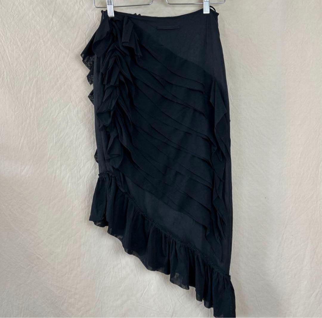 Jean Paul GAULTIER FEMME フリル スカートアシンメトリー