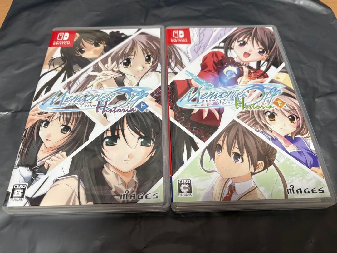メモリーズオフヒストリア上下巻セット　ニンテンドーSwitch