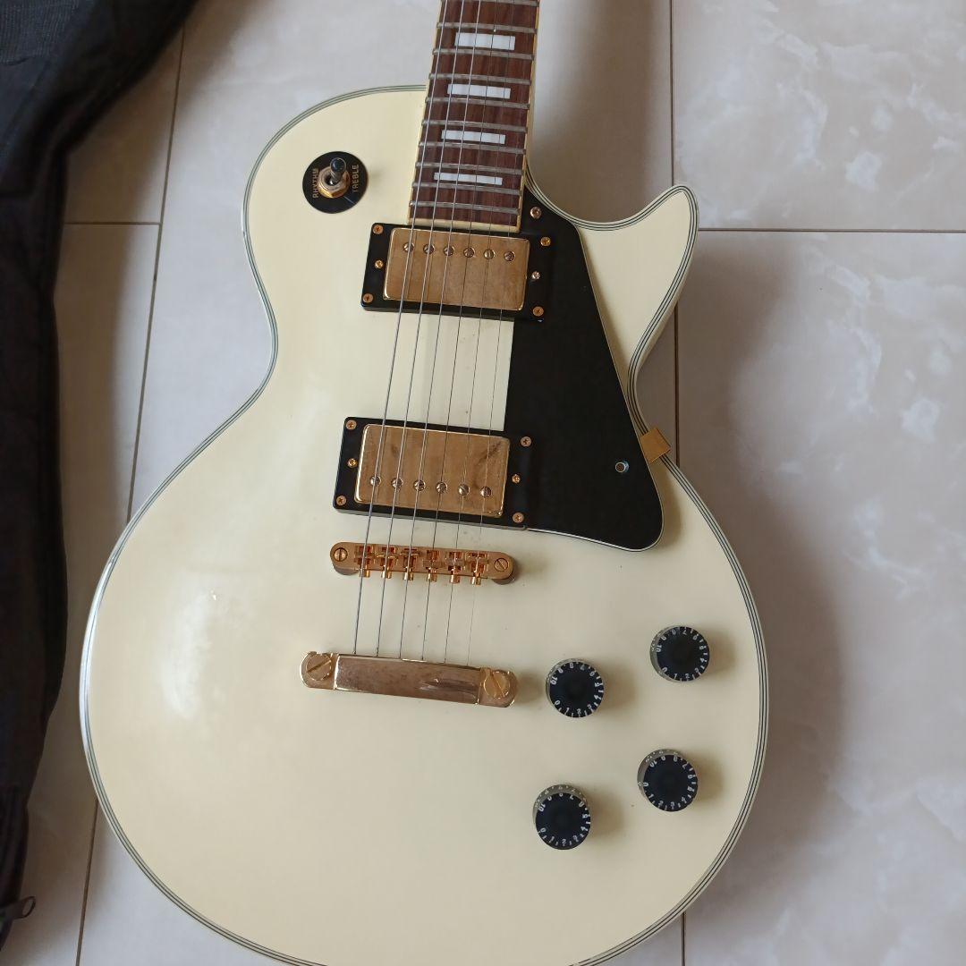 ProtocGenic レスポールスタイル エレキギター アイボリー