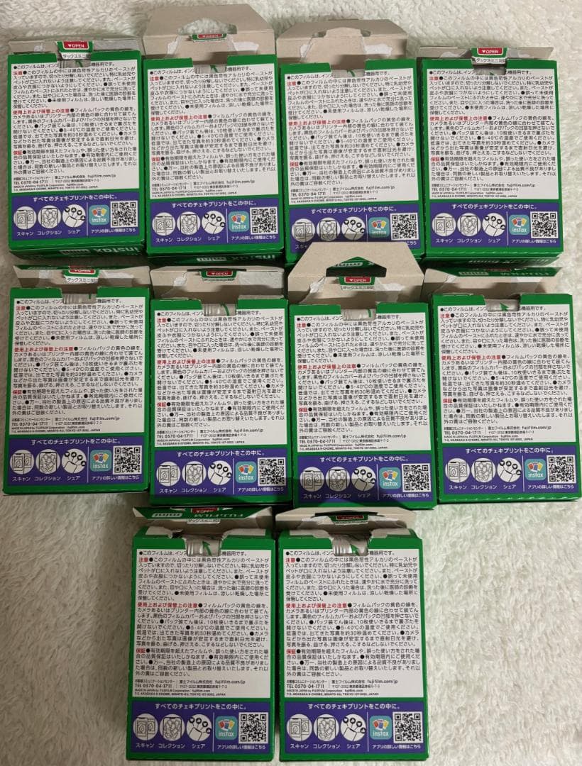 instax mini フィルム 10×10箱セット FUJIFILM チェキ