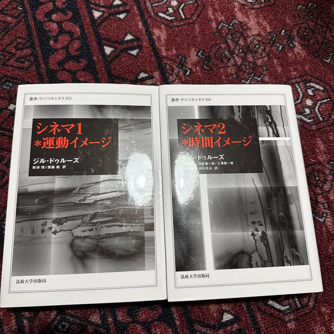ドゥルーズ 「シネマ 1*運動イメージ」 「シネマ 2*時間イメージ」