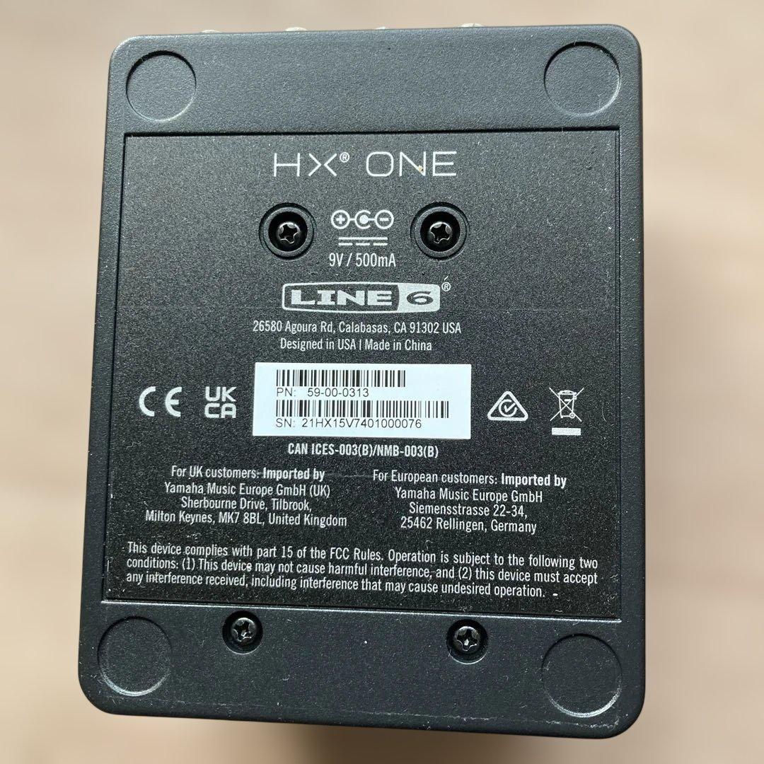 LINE6 HX ONE エフェクター　マルチエフェクター　マルチストンプ