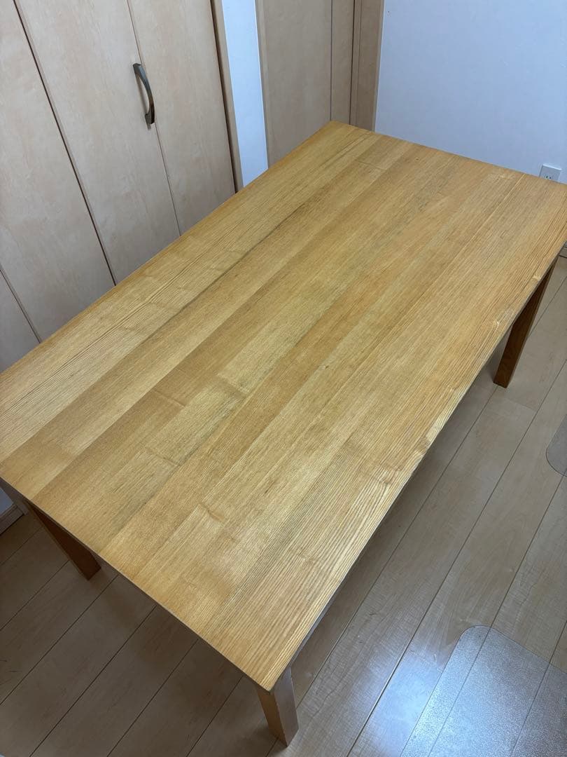 無印良品　タモ材　ダイニングテーブル