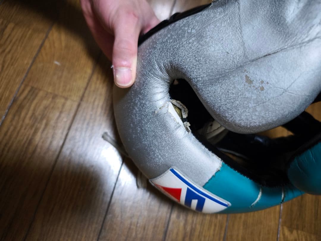 Winning ヘッドギア グリーン×シルバー×ブラック