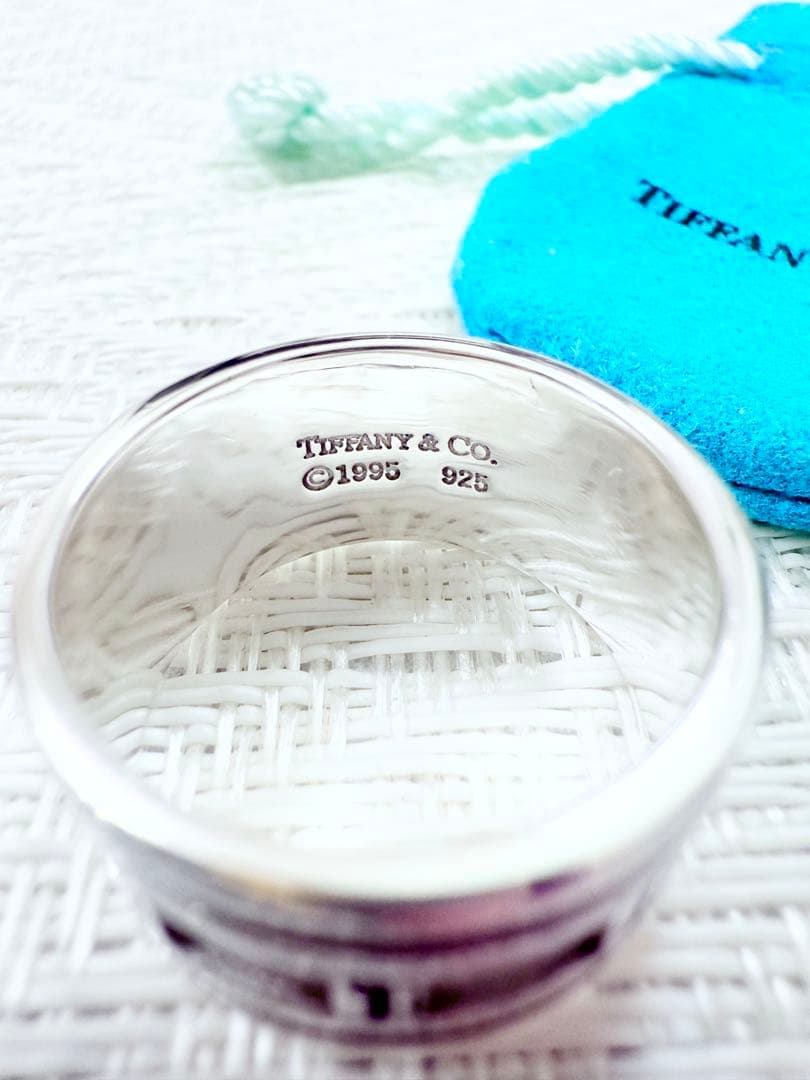 ティファニー　アトラス　ワイド　指輪　リング　23.5号　研磨仕上済美品 925