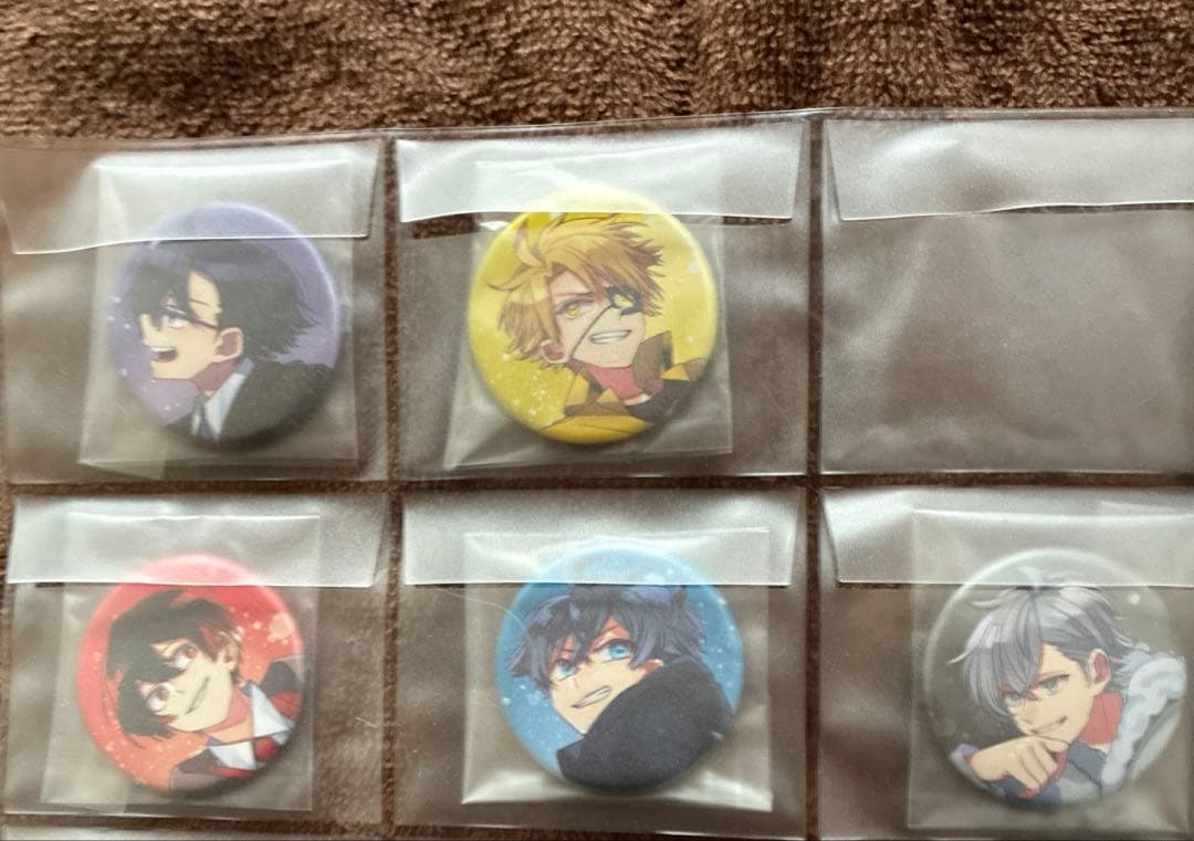 カラフルピーチ だるまさんがころんだ 缶バッジ