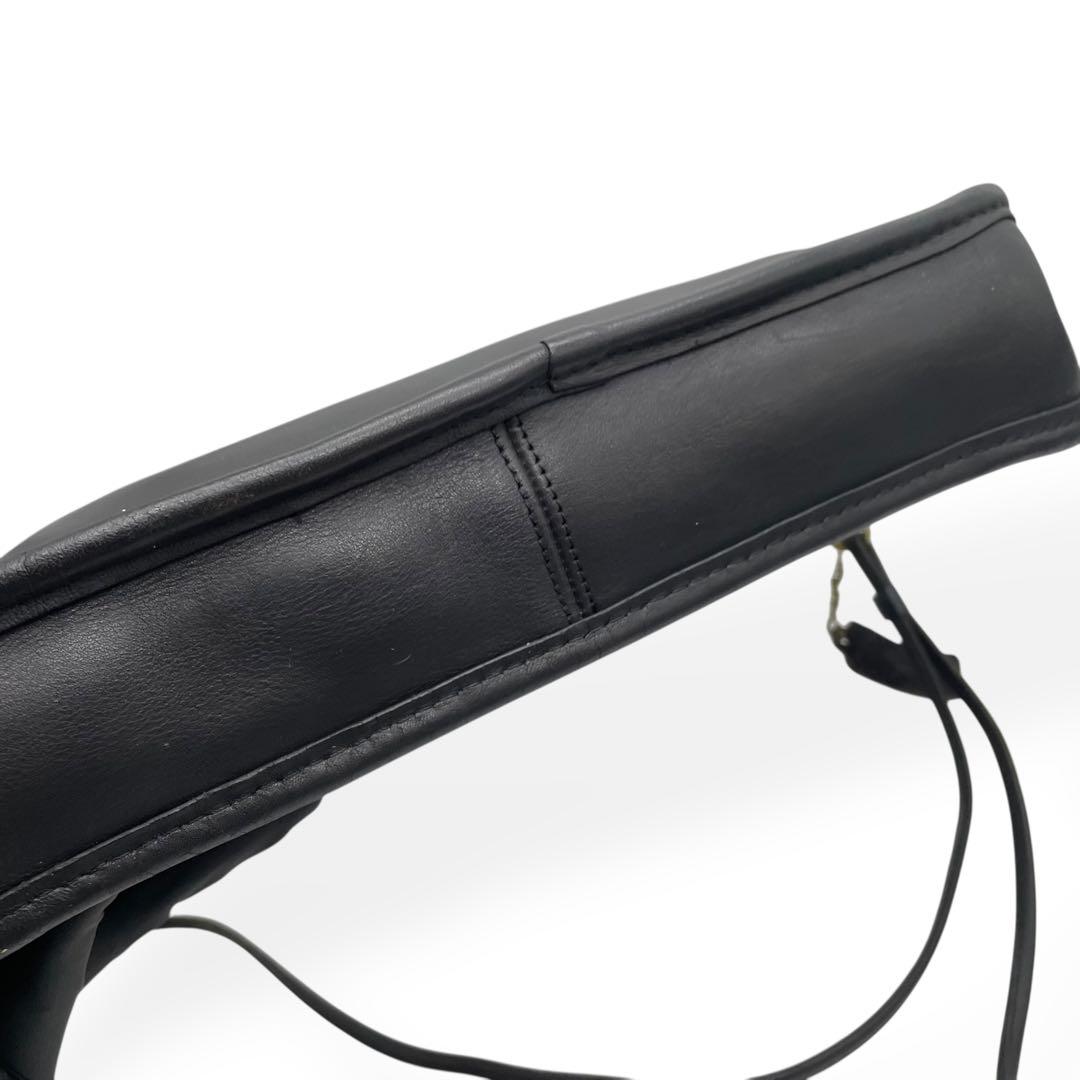 良品　希少　COACH オールドコーチ　2way ショルダーバッグ　USA製　黒