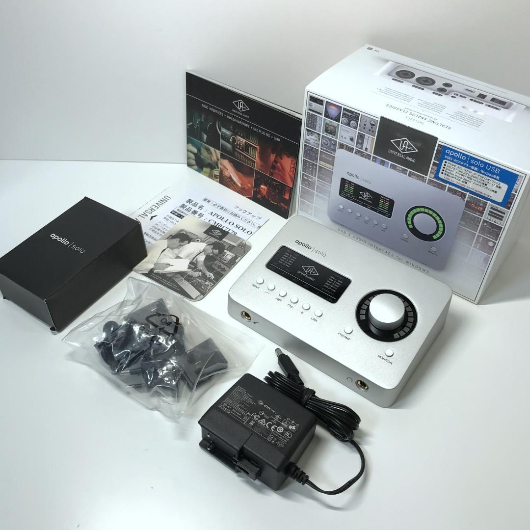 【美品】Universal Audio Apollo Solo USB Win
