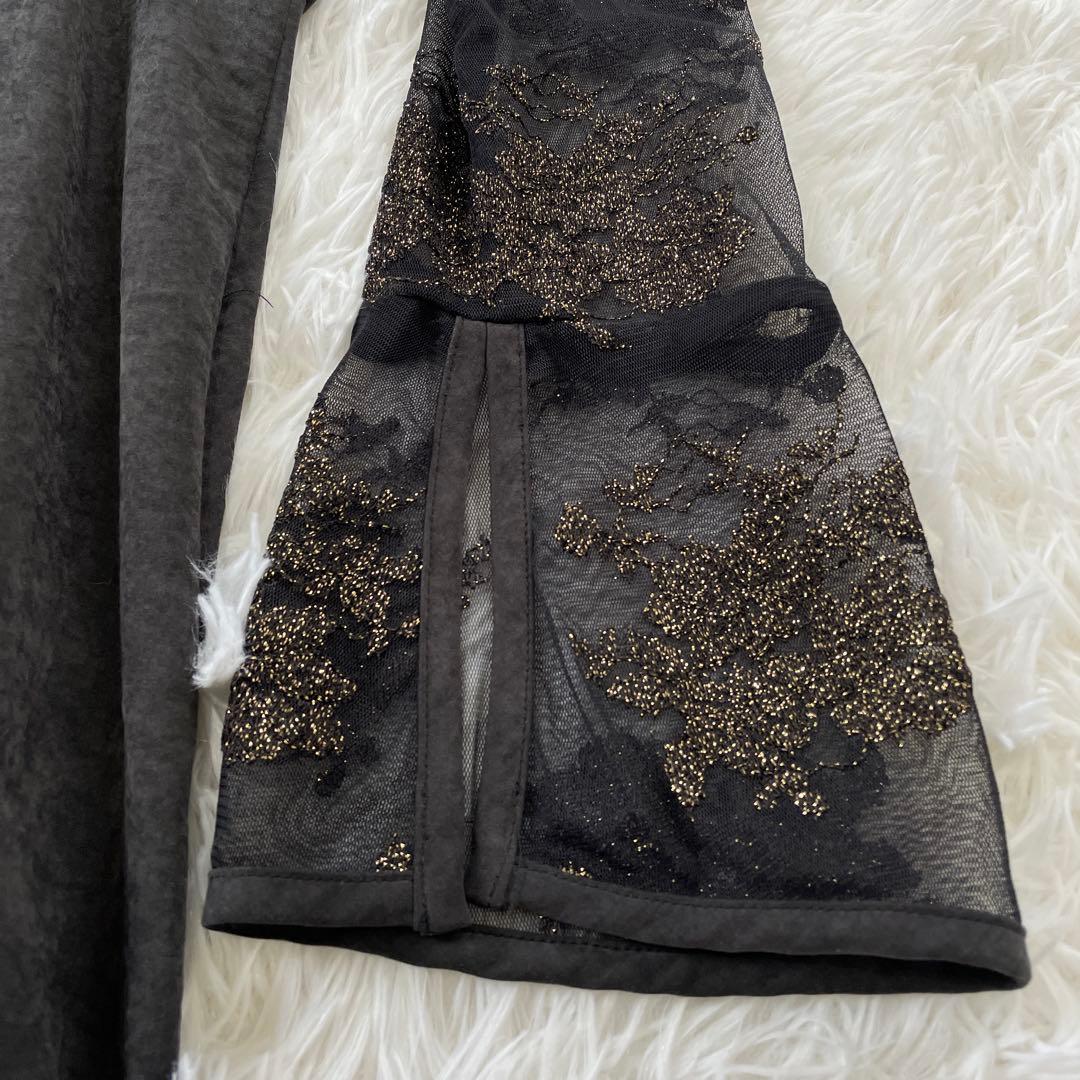 【美品】Ameri FLOWER LACE DRESS インナーキャミ欠品 M