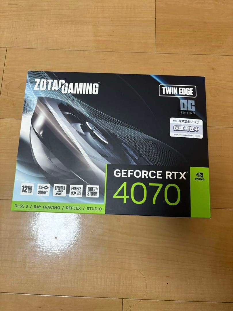 ひ*ぎ様 【動作確認済】ZOTAC Geforce RTX4070 12GB