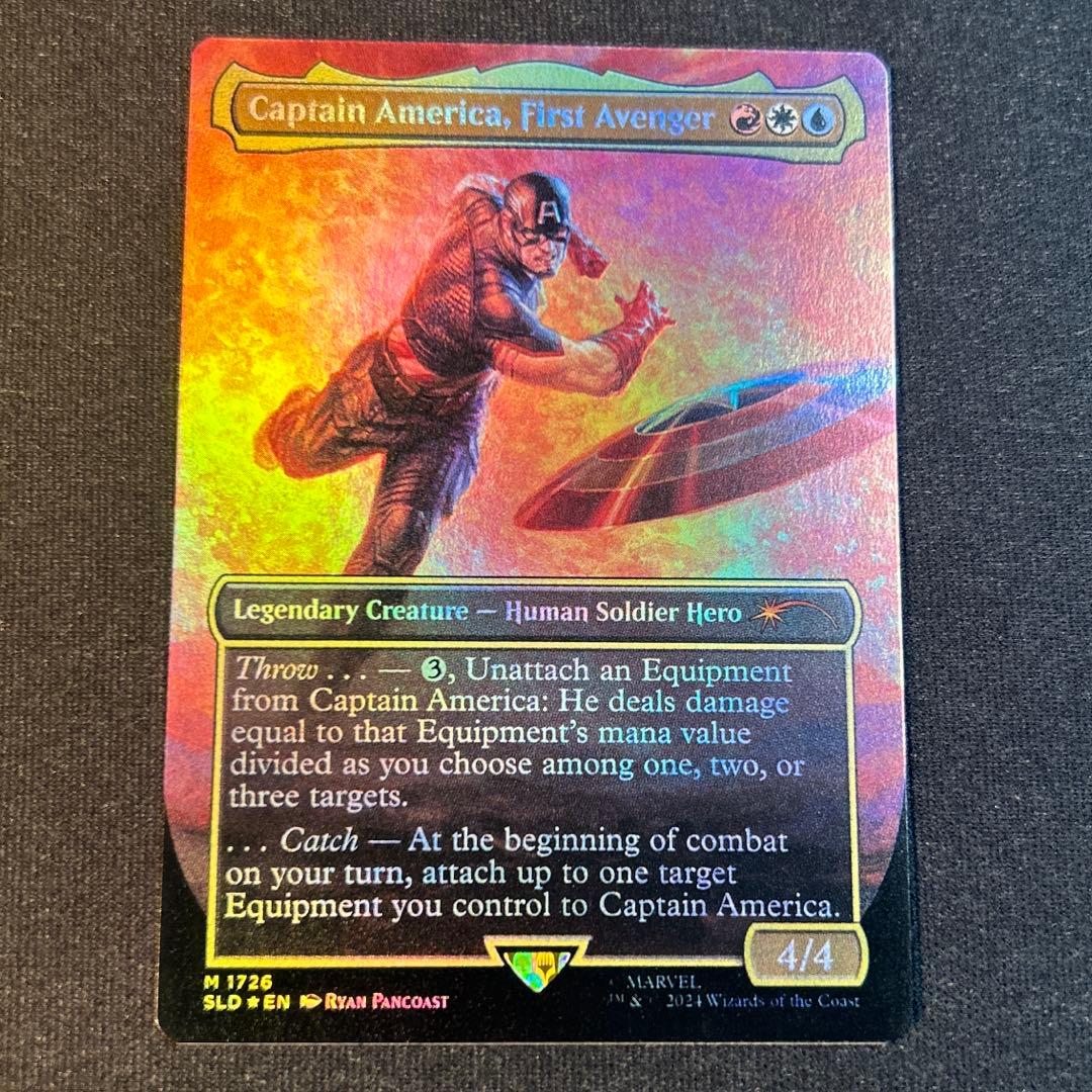 MTG【Foil】Captain America, First Avenger