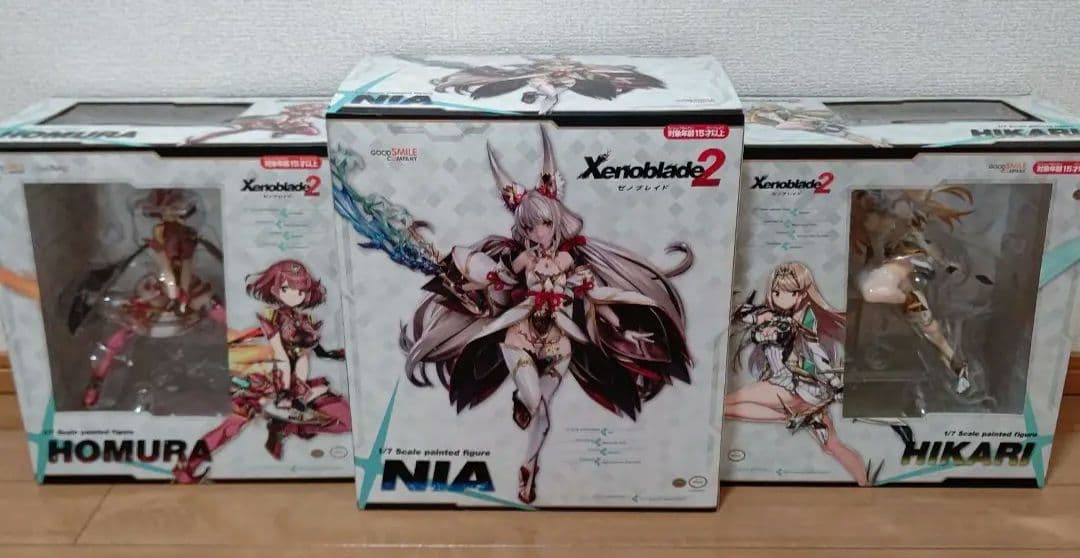 ゼノブレイド2 ホムラ　ヒカリ　ニア　フィギュア　3体セット　正規品