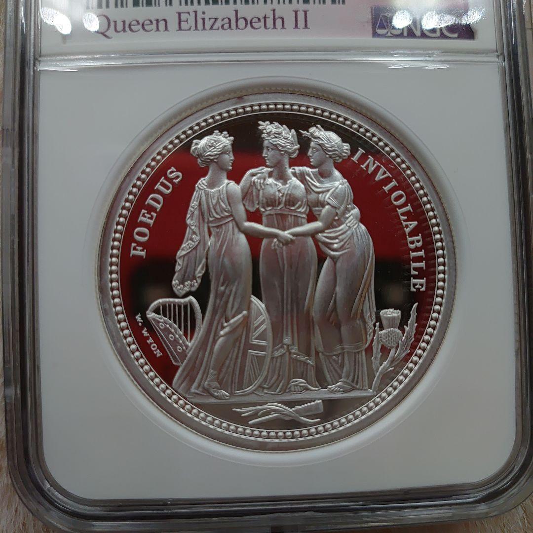 値下げしました【NGC最高鑑定】2020年PF70スリーグレイセス銀貨希少！