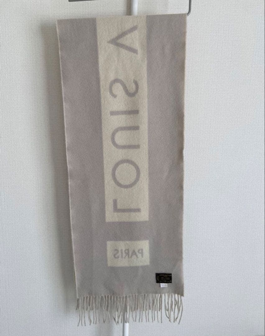 【クリーニング済み】ルイヴィトン　エシャルプバローダ　カシミヤ マフラー