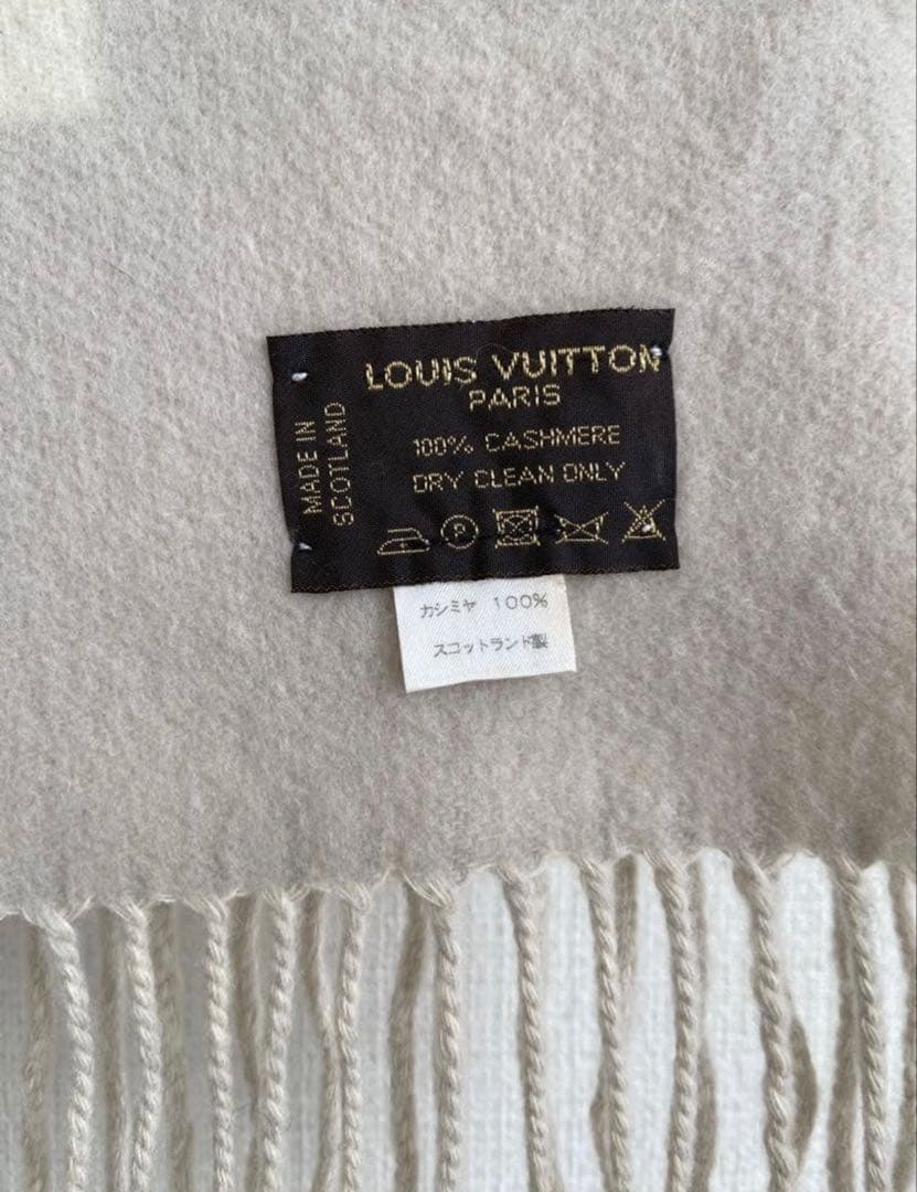 【クリーニング済み】ルイヴィトン　エシャルプバローダ　カシミヤ マフラー
