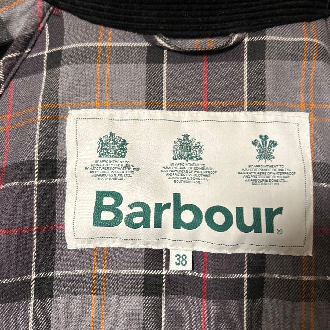 OS ビデイル　Barbour ブラックジャケット　サイズ38