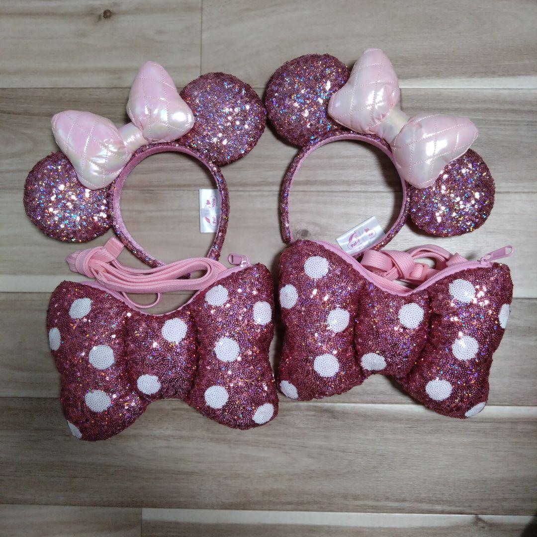 ディズニー　パルパルーザ ミニー カチューシャ ショルダーバッグ