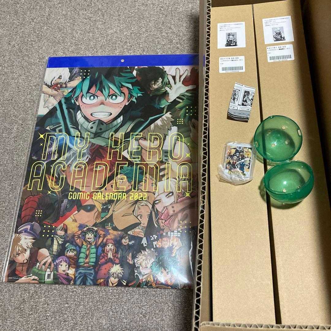 僕のヒーローアカデミア リッチポスター 緑谷出久　爆豪勝己　カレンダー